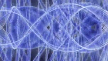 fantastik video animasyon ile bükülmüş Şerit nesne hareket, döngü hd 1080p