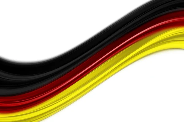 Illustrated German flag for sport events — Stock Photo, Image