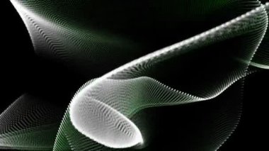 fütüristik video animasyon hareketli dalga nesnesiyle döngü hd 1080p