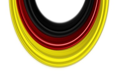spor etkinlikleri için resimli Alman bayrağı