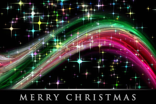 Φανταστικός σχεδιασμός κύματος Χριστουγέννων με λαμπερά αστέρια — Φωτογραφία Αρχείου