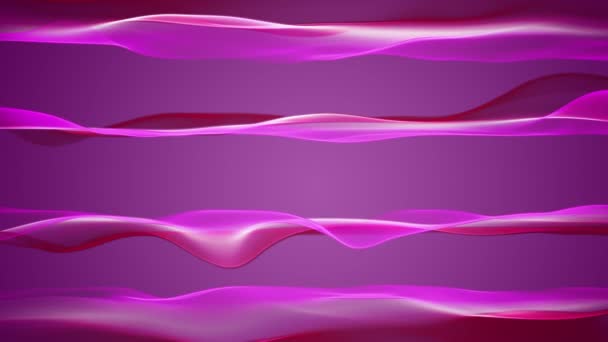 Fantastique animation vidéo avec objet vague en mouvement, boucle HD 1080p 
