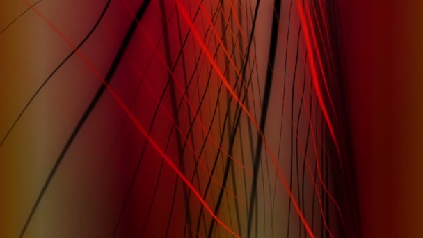 Fantastique animation vidéo avec un objet rayé en mouvement, boucle HD 1080p 