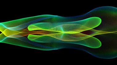 fantastik video animasyon hareketli dalga nesnesiyle döngü hd 1080p