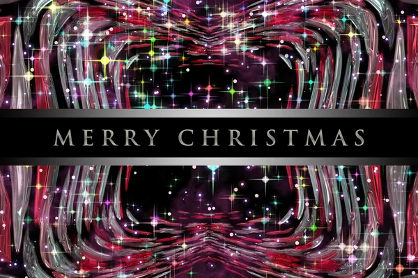 星と雪のフレークと素晴らしいクリスマスの背景デザインイラスト — ストック写真