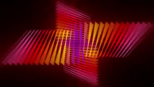 futuristické video animace s pohybující se objekt a světla, smyčka hd 1080p