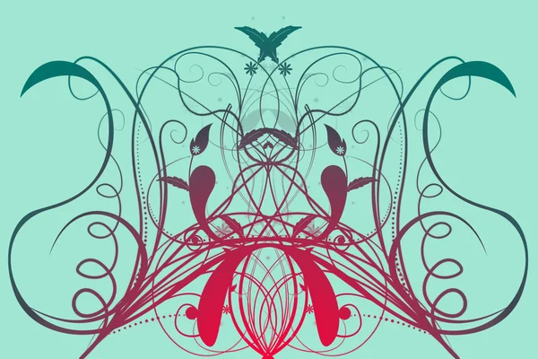 Gradyanı olan güzel resimli çiçek arkaplan tasarımı