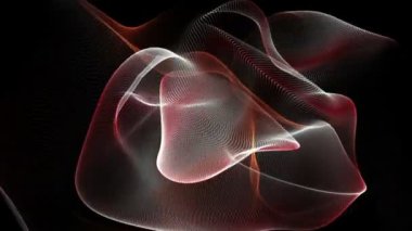 fantastik video animasyon hareketli dalga nesnesiyle döngü hd 1080p