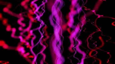 fütüristik video animasyon hareketli parçacık string nesnesi ile döngü hd 1080p