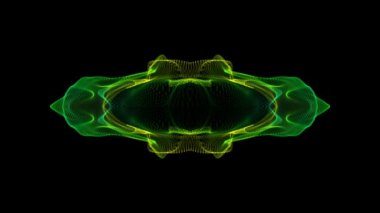 fütüristik video animasyon hareketli dalga nesnesiyle döngü hd 1080p