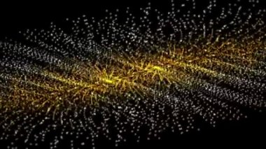 fütüristik video animasyon hareketli parçacık nesnesiyle döngü hd 1080p