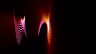 nesne ve ışıklar, hareketli fütüristik video animasyon döngüsü hd 1080p