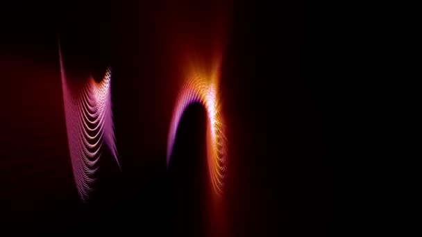 Animation vidéo futuriste avec objet mobile et lumières, boucle HD 1080p 