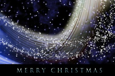 muhteşem christmas dalga kar taneleri ile tasarlayın