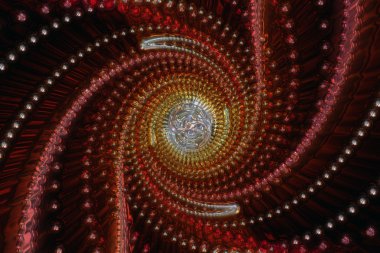 soyut resimli cam arka plan nesnesi