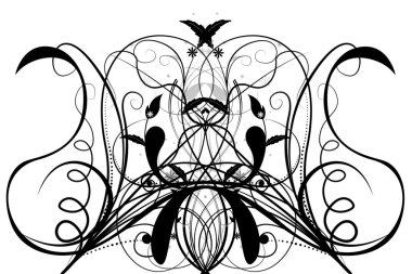 siyah renkli çiçekler