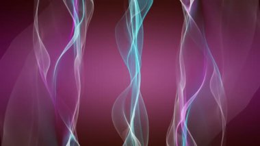 fantastik video animasyon ile dalga nesne hareket, döngü hd 1080p