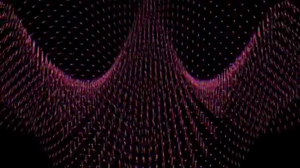 Futuristické video animace s pohybující se objekt, smyčka hd 1080p — Stock video