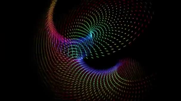 Animation vidéo futuriste avec objet en mouvement, boucle HD 1080p 