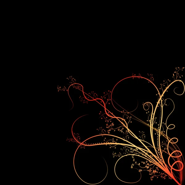 Мбаппе проиллюстрировал цветочный фон дизайном с пространством для йо — стоковое фото