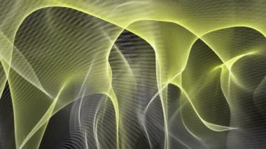 fantastik video animasyon ile dalga nesne hareket, döngü hd 1080p