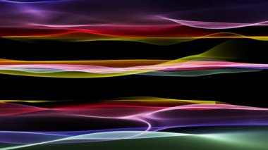 fantastik video animasyon ile dalga nesne hareket, döngü hd 1080p