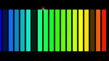 Şerit nesne ve ışıkları hareket, fütüristik video animasyon döngüsü hd 1080p