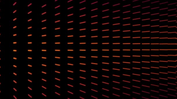 Fantastique animation vidéo avec un objet rayé en mouvement, boucle HD 1080p 