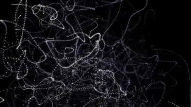 fantastik video animasyon hareketli, parçacık nesnesiyle döngü hd 1080p