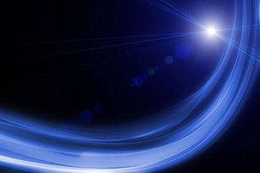 Işıklı fütüristik teknoloji dalga arkaplan tasarımı