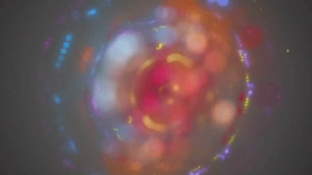 Wonderful video animation with bubbles in motion, loop HD 1080p — Stock Video