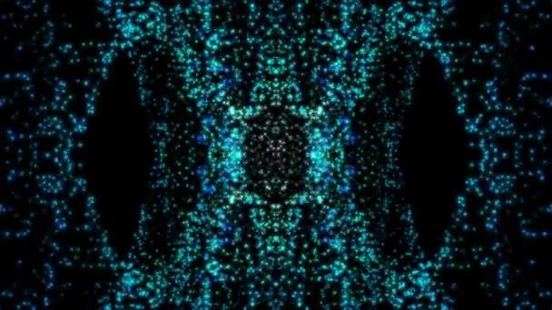 在运动中，光的微粒流对象的神奇视频动画循环高清 1080p — 图库视频影像