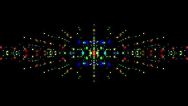 빛 입자 개체 모션, 미래의 비디오 애니메이션 루프 hd 1080p — 비디오