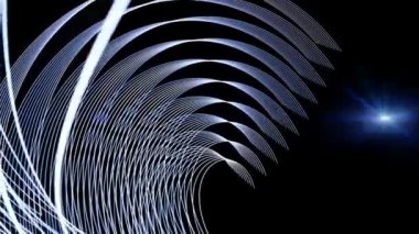 nesne ve ışıklar, hareketli video animasyon fütüristik teknoloji döngü hd 1080p