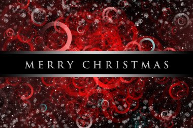 Yıldızlar ve kar taneleriyle harika bir Noel tasarımı çizimi