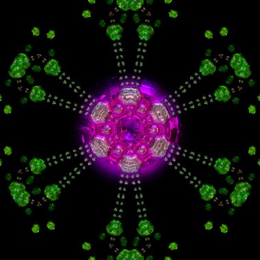 soyut resimli cam arka plan nesnesi