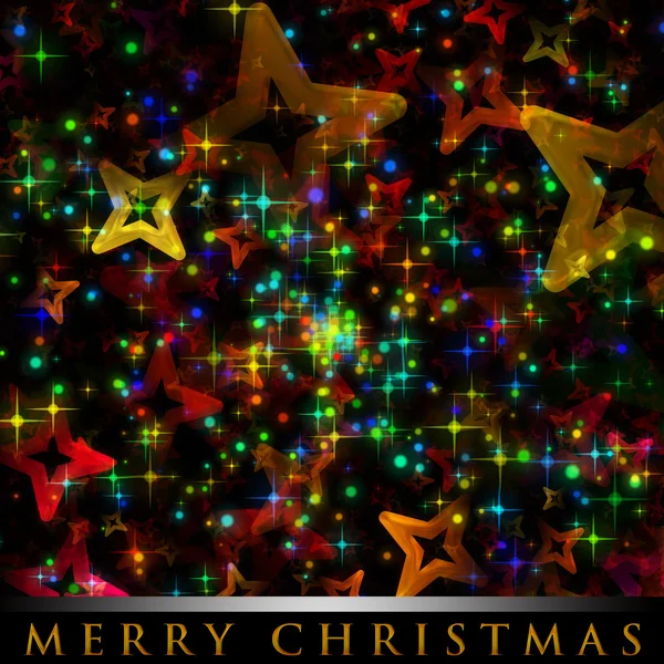 Прекрасная рождественская иллюстрация со звездами — стоковое фото
