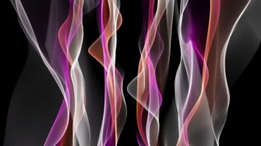 fantastik video animasyon ile dalga nesne hareket, döngü hd 1080p