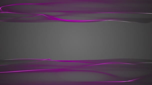 Fantastique animation vidéo avec l'objet vague en mouvement, boucle HD 1080p 