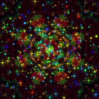 Yıldızlı harika Noel arkaplan tasarımı çizimi