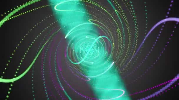 Fantastyczna animacja wideo z cząstek obiektu w ruchu, pętla hd 1080p — Wideo stockowe