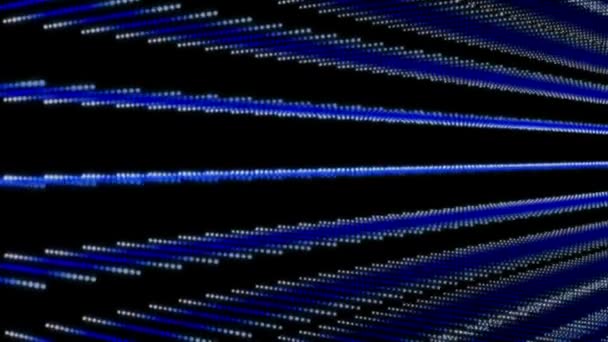Fantastique animation vidéo avec objet particule en mouvement, boucle HD 1080p 