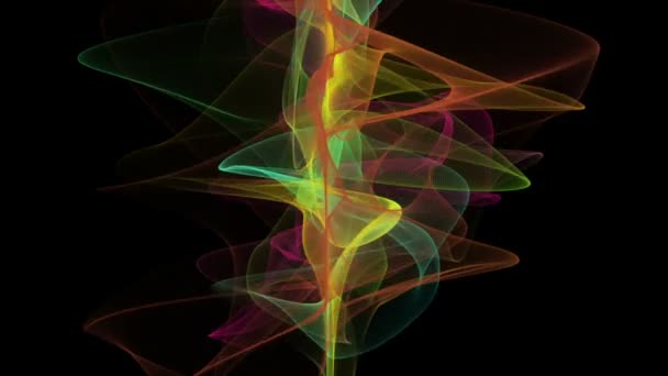 Magnifique animation vidéo avec objet vague en mouvement, boucle HD 1080p 