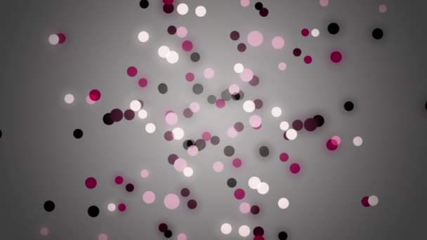 Wonderful video animation with bubbles in motion, loop HD 1080p — Stock Video