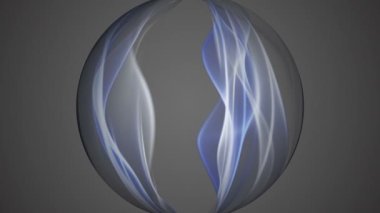 fantastik video animasyon ile dalga nesne hareket, döngü hd 1080p