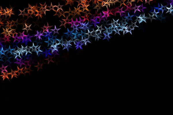 Fantástico diseño navideño con estrellas brillantes —  Fotos de Stock