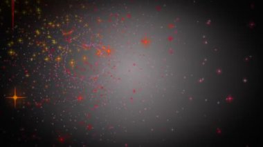 yıldız, hareketli harika yılbaşı video animasyon döngüsü hd 1080p