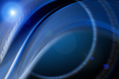 Işıklı fütüristik teknoloji dalga arkaplan tasarımı