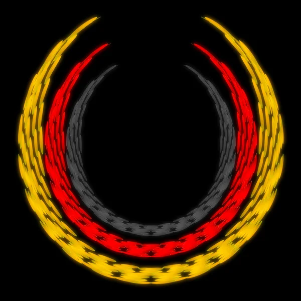 Spor etkinlikleri için resimli Almanca renkler