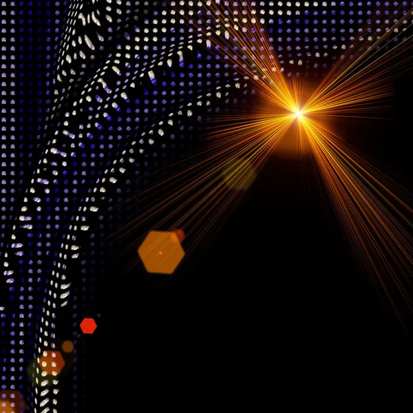 प्रकाश के साथ भविष्यवादी प्रौद्योगिकी तरंग पृष्ठभूमि डिजाइन — स्टॉक फ़ोटो, इमेज